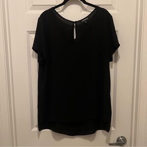 Express Black Scoop Neck Blouse